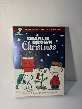 Peanuts A Charlie Brown Christmas Sealed DVD 2008 Remastered Deluxe Edition DVD